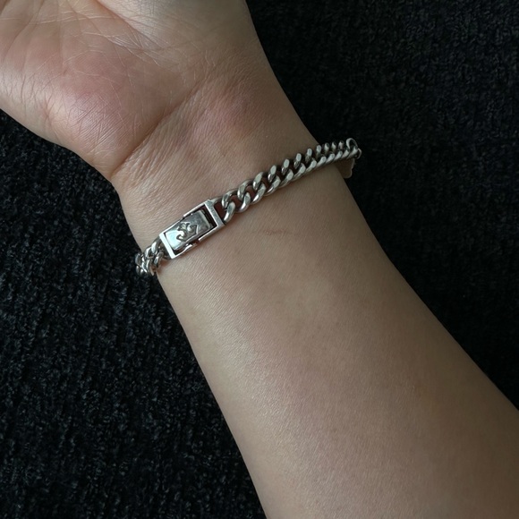 Rocking Ag // Sterling Silver Cross bracelet for woman - Picture 8 of 16